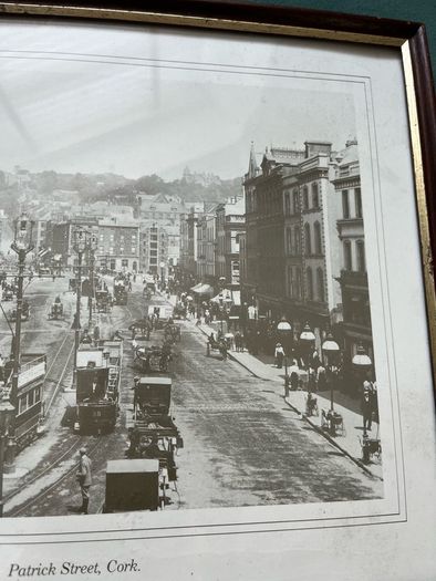 Vintage Patrick Street Cork Framed Print