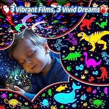 Night Light Projector for Bedroom, 93 Lighting  3 Films Star Projector Plug in Night Light Kids, 360  Rotate & Timer & Dimmable Sensory Lights, Nursery Decor