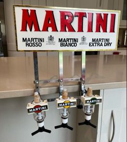 Martini Bar Man Cave Stand Alcohol Liquor Optic Spirit Dispenser