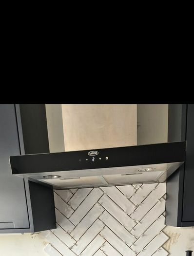 Belling 60cm black extractor fan