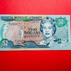 Bermuda. 2  DOLLARS.  2000  PICK. 50a  Uncirculated