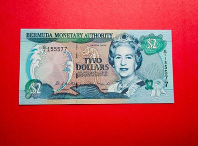 Bermuda. 2  DOLLARS.  2000  PICK. 50a  Uncirculated