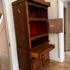 Solid oak Rustic Dutch Dresser Cabinet -Farmhouse style