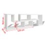 TV Cabinet Double L-Shaped White Image 2