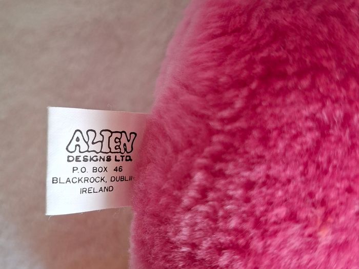 Rare Zag Alien Soft Toy from Zig & Zag "The Den"