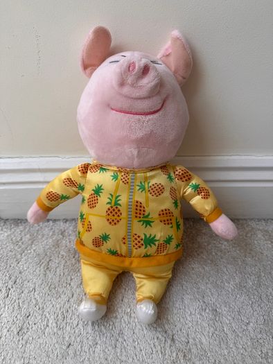 Sing 2 Gunter Pig Plush Universal Studios approx. 12" Used Damaged Please see photos