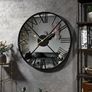 Large Modern Mirror Wall Clock Image 6