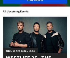 Westlife Tickets