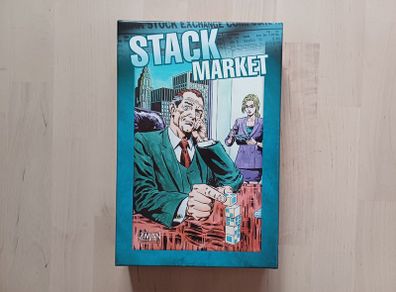 Stack Market Dexterity Trading Family Board Game by Z-Man Games OOP 2004