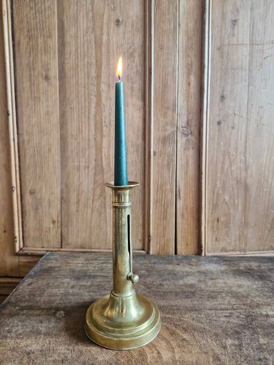 Antique brass candle stick