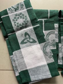 Irish tea towels from Irish Loom Linen Union fabric Brand new