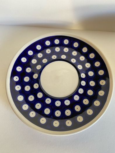 Vintage Polish ceramic cup and saucer
