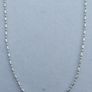 Vintage Sterling Silver 925 Tube and bead chain , Silver necklace , Minimalist jewelry, length 20" - 2,86g Image 2