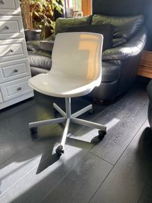 White Swivel Chair