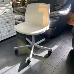 White Swivel Chair