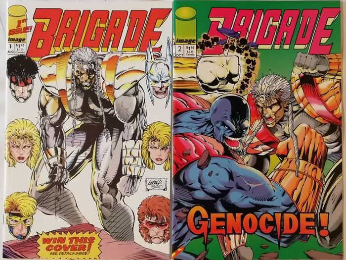 Brigade Issues #1 & 2 Rob Liefled (1992) Image Comics