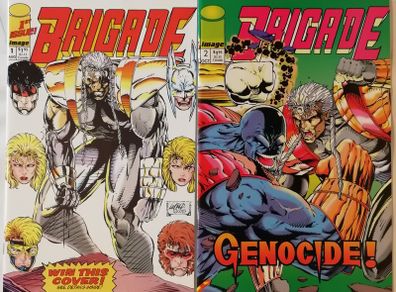 Brigade Issues #1 & 2 Rob Liefled (1992) Image Comics