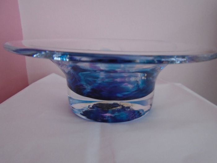 Jerpoint glass bowl,Glass,Gift.Home decor, Handmade glass bowl,Coloured glass