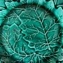 Pair of Late Victorian Collectors Cabbage Plates Image 5