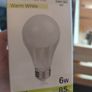 5 LED light bulbs (E27 6W) Image 3