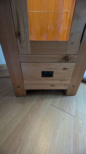 wood cabinet with light