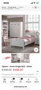 childs single bed