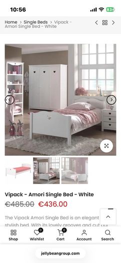 childs single bed