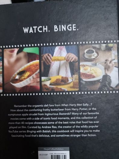 binging with Babish EAT WHAT YOU WANT a cookbook for movie lovers