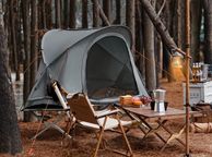 main image for ad Tent 4 in 1  Set incl camp bed, tent roof, mattress, sleeping bag and inflatable pillow