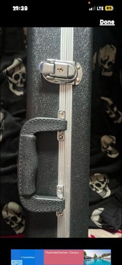 electric guitar hard case Gibson fender Stratocaster telecaster charvel Jackson Ibanez PRS esp music man electric guitar parts accessories