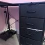 L shaped gaming desk with sockets Image 3
