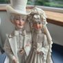 Vintage A. Belcari Bride & Groom Figurine.  Wedding Ornament Image 2