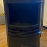 De Vielle freestanding curved black Electric Stove, as new. Image 2