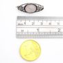 Vintage 925 Silver Rose Quartz Brooch Image 7