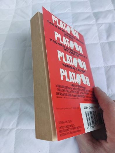 Platoon 1986 film tie-in book