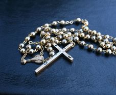 Vintage Rosary L-15"