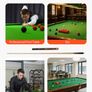 Pool Cue, 1447.8mm Jointed Snooker Cue, Snooker Cues Stick with Extension Rod & 9.5mm Leather Tip, 538g Pools Stick Image 2