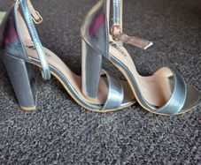 Silver sandals