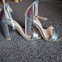 Silver sandals