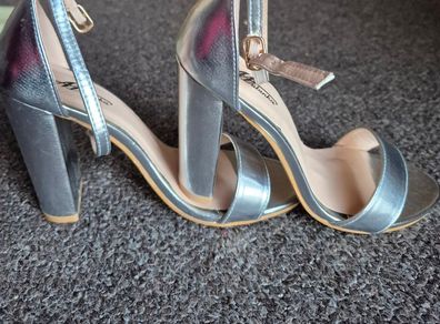 Silver sandals