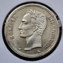 1965 Venezuela 1 Bolivar Silver coin Image 4