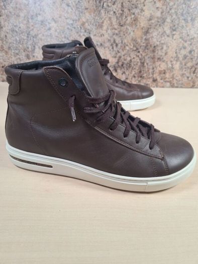Birkenstock Bend Mid Casual Brown Leather Trainers Boot Runners Size Uk 7 Eu 41 Mens Womens Unisex