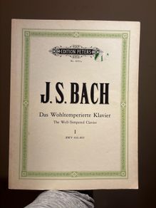 JS Bach Das Wohltemperierte Klavier