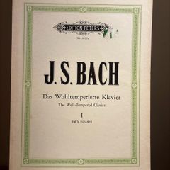 JS Bach Das Wohltemperierte Klavier