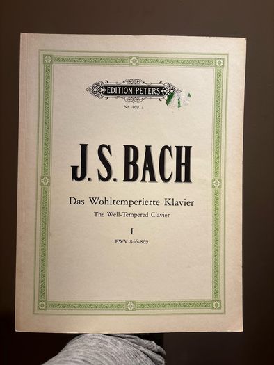 JS Bach Das Wohltemperierte Klavier