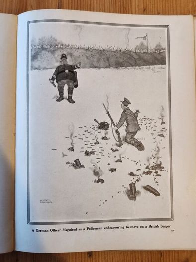 Hunlikely. By W. Heath Robinson. Rare First Edition NOVEMBER1916 Reprint Hardback In Good Condition.