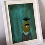 Framed Sesame Street "Bert" Acrylic painting on canvas Image 3