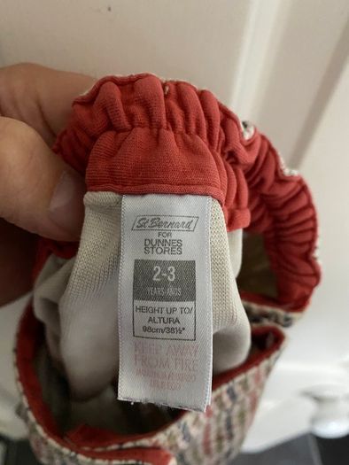 checkered girl's shorts trousers 98 Dunnes