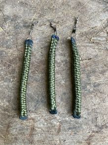 Sets of 3 x 10 gram wriggle weights for salmon & trout fishing