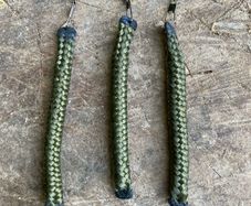 Sets of 3 x 10 gram wriggle weights for salmon & trout fishing